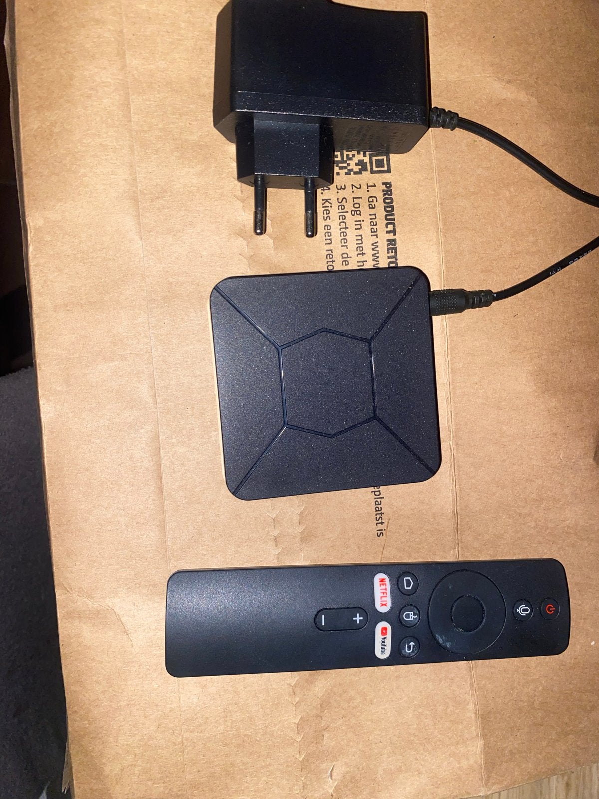 Android TV Box met afstandsbediening, Ophalen of Verzenden, Zo goed als nieuw, HDMI, Minder dan 500 GB