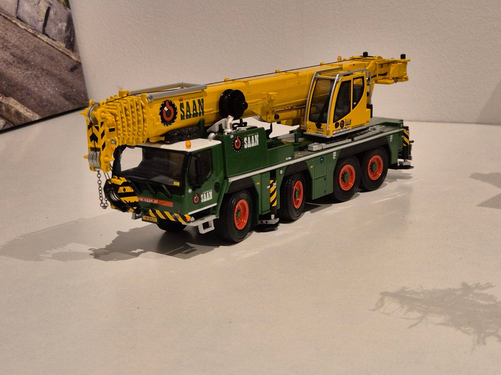Liebherr Ltm 1090 4.2 Saan Wsi, Hobby en Vrije tijd, Modelauto's | 1:50, Ophalen of Verzenden, Zo goed als nieuw, Hijskraan, Tractor of Landbouw