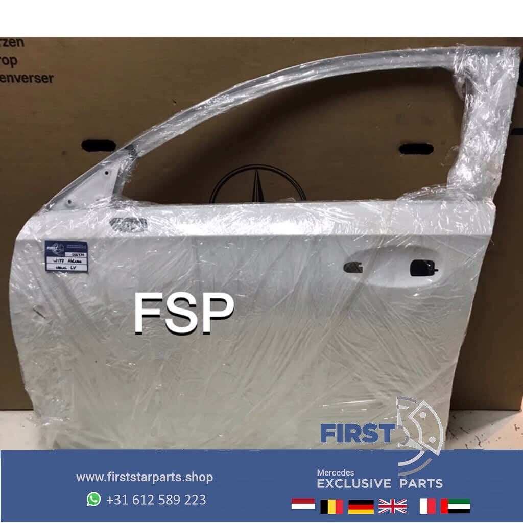 W177 DEUR LINKS VOOR WIT Mercedes A Klasse LINKER PORTIER OR, Gebruikt, -, Deur, Voor