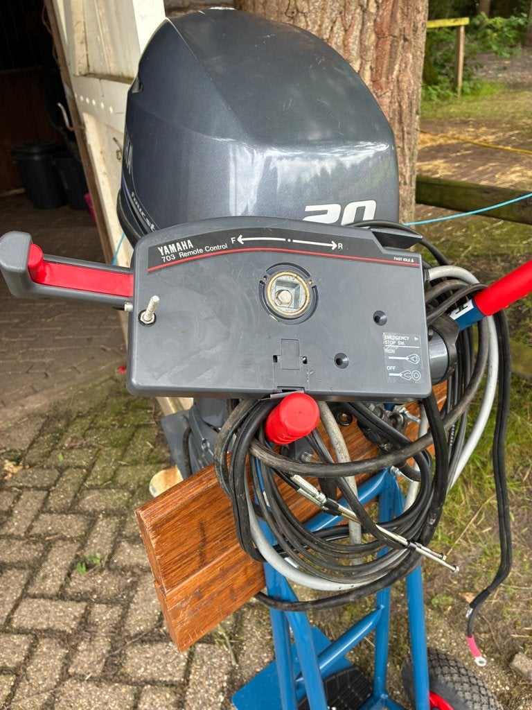 Yamaha 20 pk kortstaart elek. start, Ophalen, 10 tot 30 pk, Viertaktmotor, Zo goed als nieuw