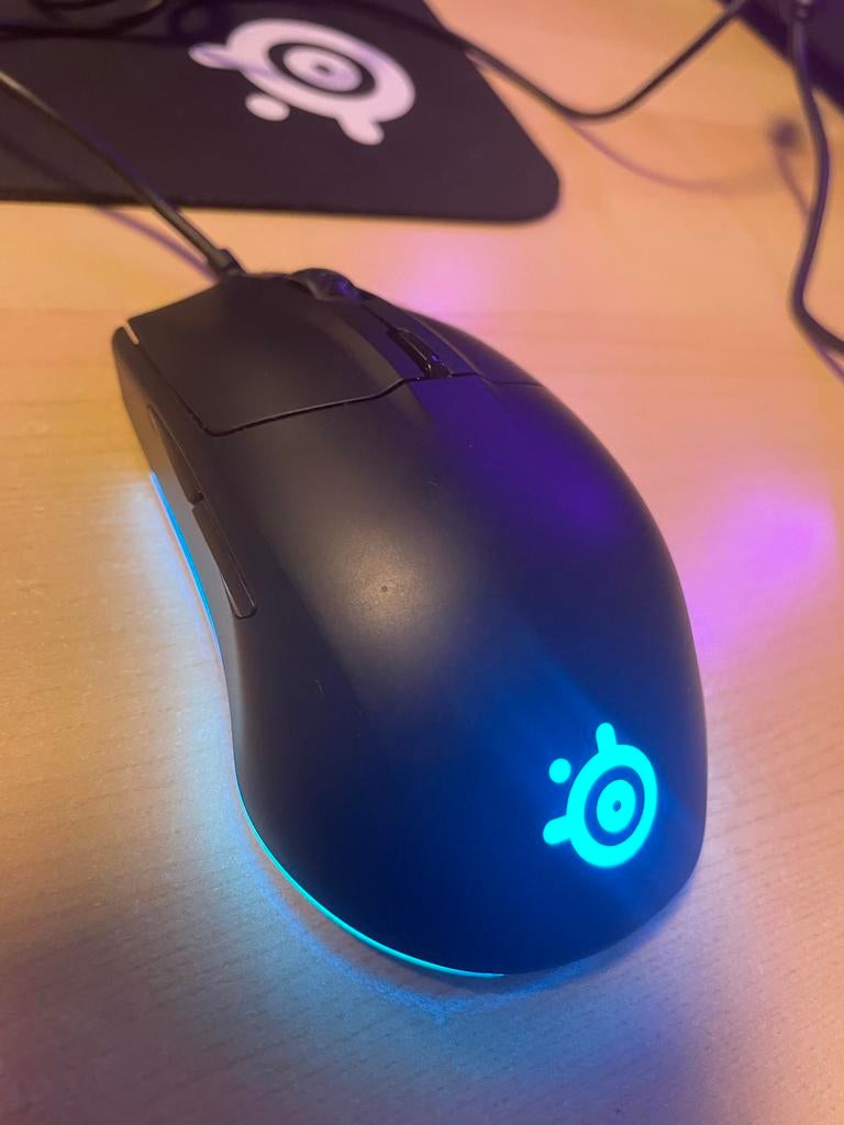 SteelSeries Rival 3 Gaming Muis - Bedraad, RGB Verlichting, Rechtshandig, Muis, Gaming muis, Ophalen of Verzenden