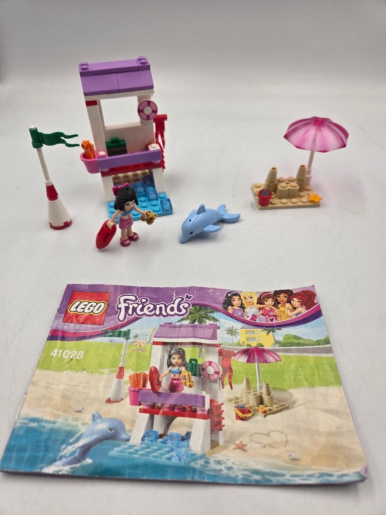 Lego Friends 41028 Emma's Lifeguard Post, Lego, Friends, Ophalen of Verzenden, Zo goed als nieuw
