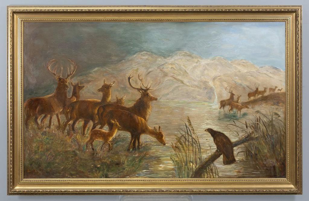 Prachtige schilderij van Robert Cleminson 2 X 1.40 m, Ophalen of Verzenden