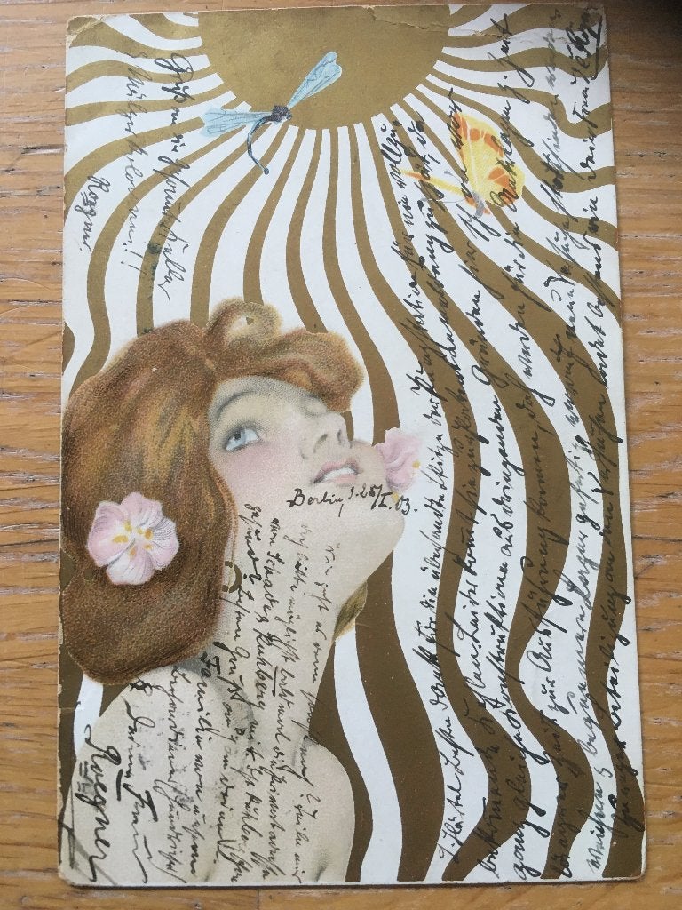 Raphael Kirchner zon serie, Ophalen of Verzenden, Voor 1920, Sterren en Beroemdheden