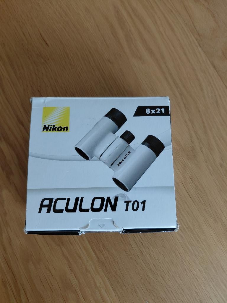Nikon aculon T01, Gebruikt, Dakkant (recht), Ophalen of Verzenden, 8 tot 12x