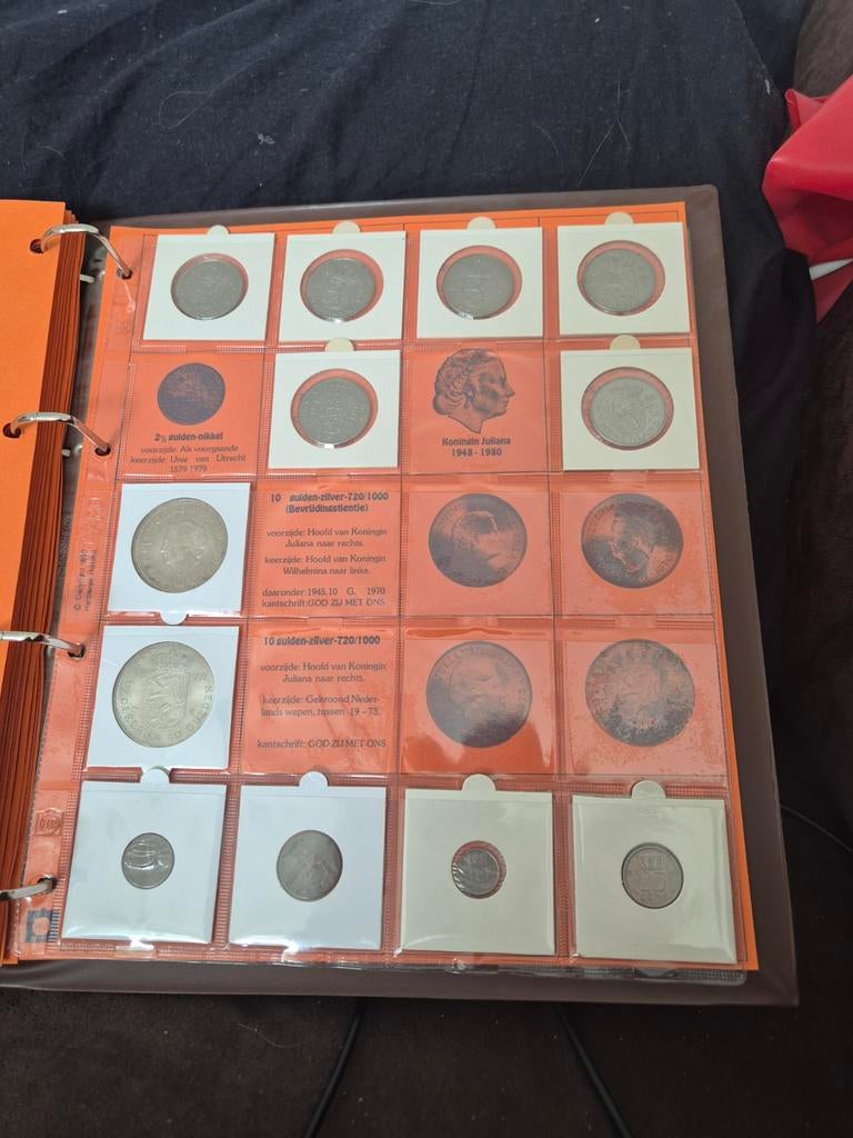 Album juliana compleet met zilver, Postzegels en Munten, Munten | Nederland, Ophalen of Verzenden, Koningin Juliana, Zilver