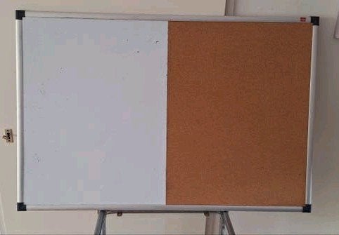 Nobo 1/2 whiteboard 1/2 kurk, Ophalen, Whiteboard
