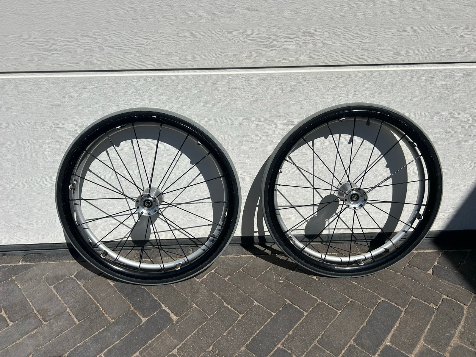 Spinergy Rolstoel wielen 25-501( 22x1), Ophalen, Gebruikt, Handbewogen rolstoel