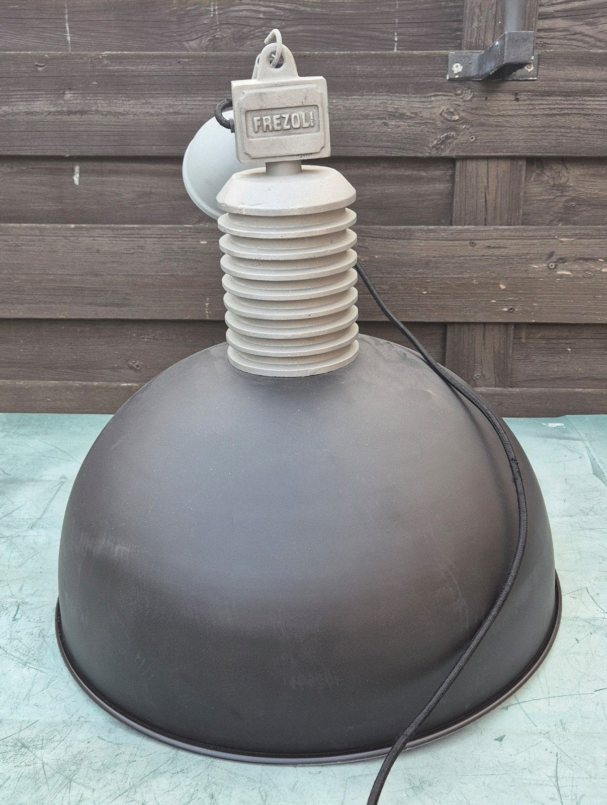 Frezoli Lozz Hanglamp - Zwarte Kap 25334, Gebruikt, Industrieel design, Metaal, E27 (groot)