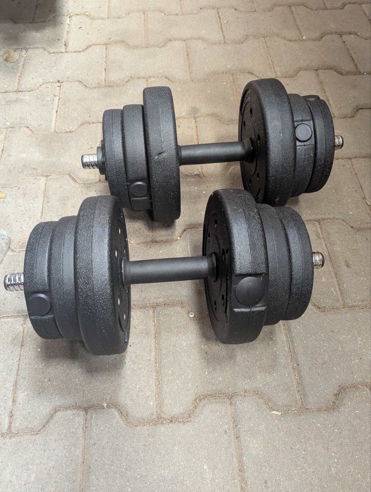 dumbbell set 2 stuks - 20 kg(2x10kg) - verstelbaar - nieuw, Ophalen, Pruisische veldweg 220, Dumbbell, Info@redealer.nl
