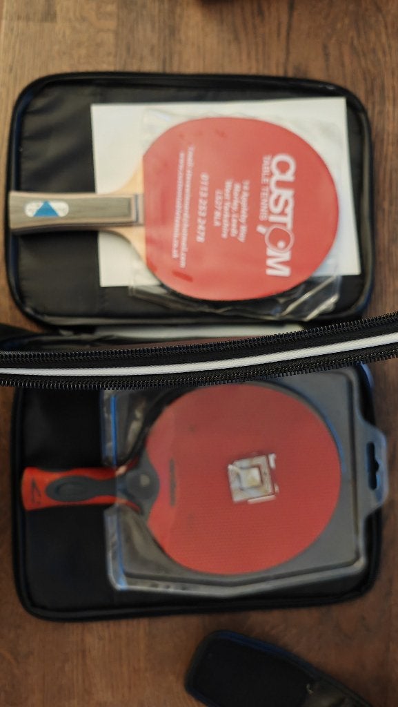 Tafeltennis paddles (set of two), Sport en Fitness, Tafeltennis, Ophalen of Verzenden, Gebruikt, Overige typen