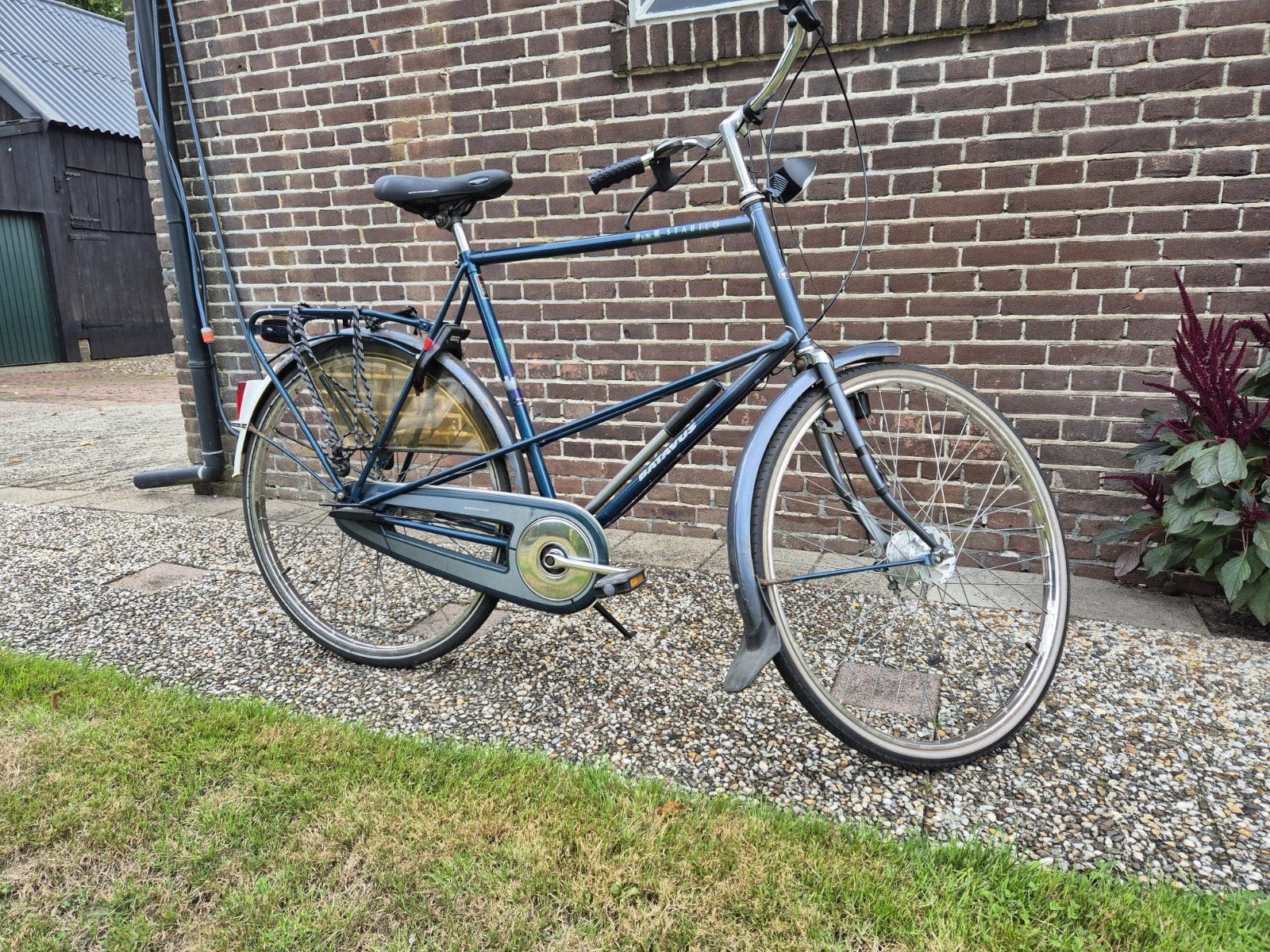 Batavus Stabilo herenfiets - Degelijk en comfortabel, Fietsen en Brommers, Terugtraprem, Gebruikt, Versnellingen, Batavus