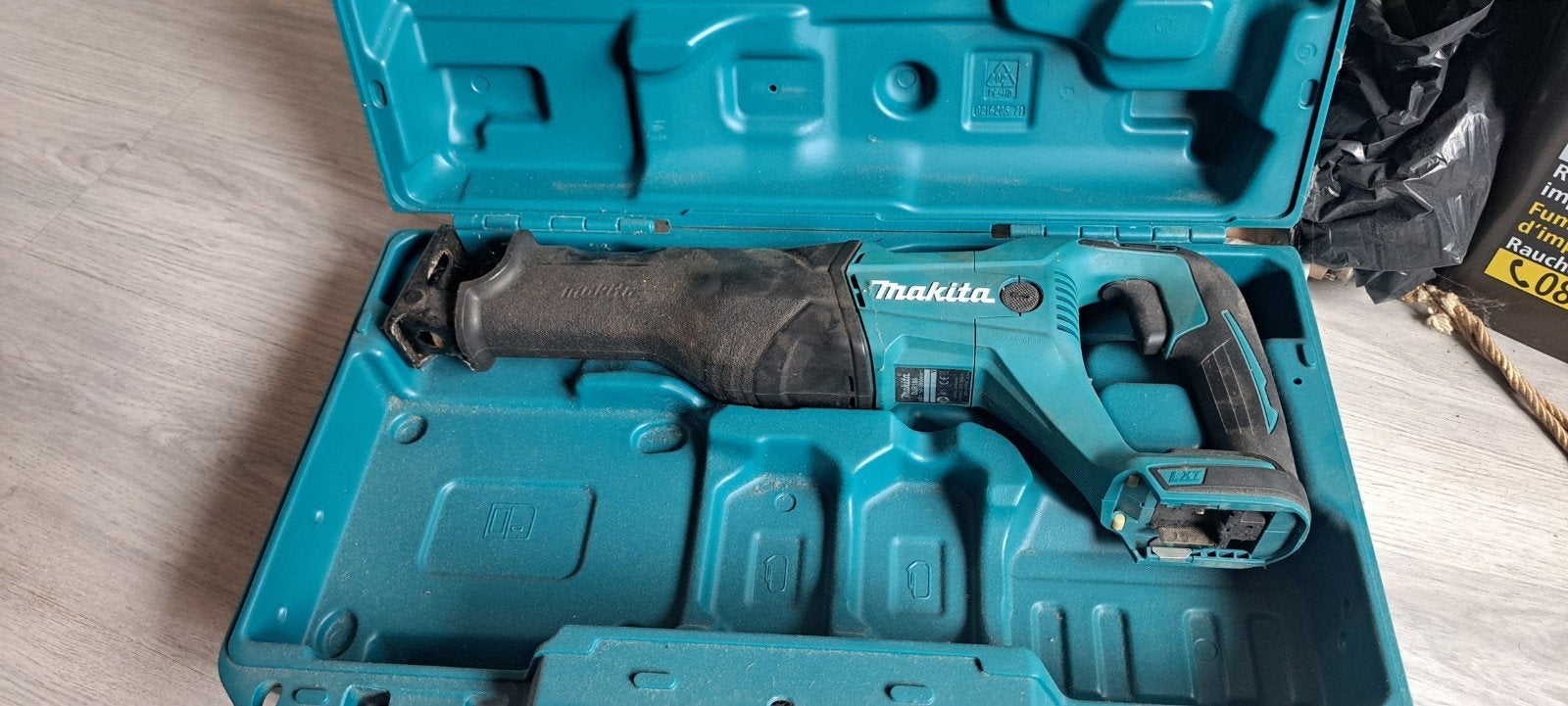 Makita DJR186Z Reciprozaag 18V (excl. accu), Doe-het-zelf en Verbouw, Gebruikt, 70 mm of meer, Ophalen of Verzenden, Makita