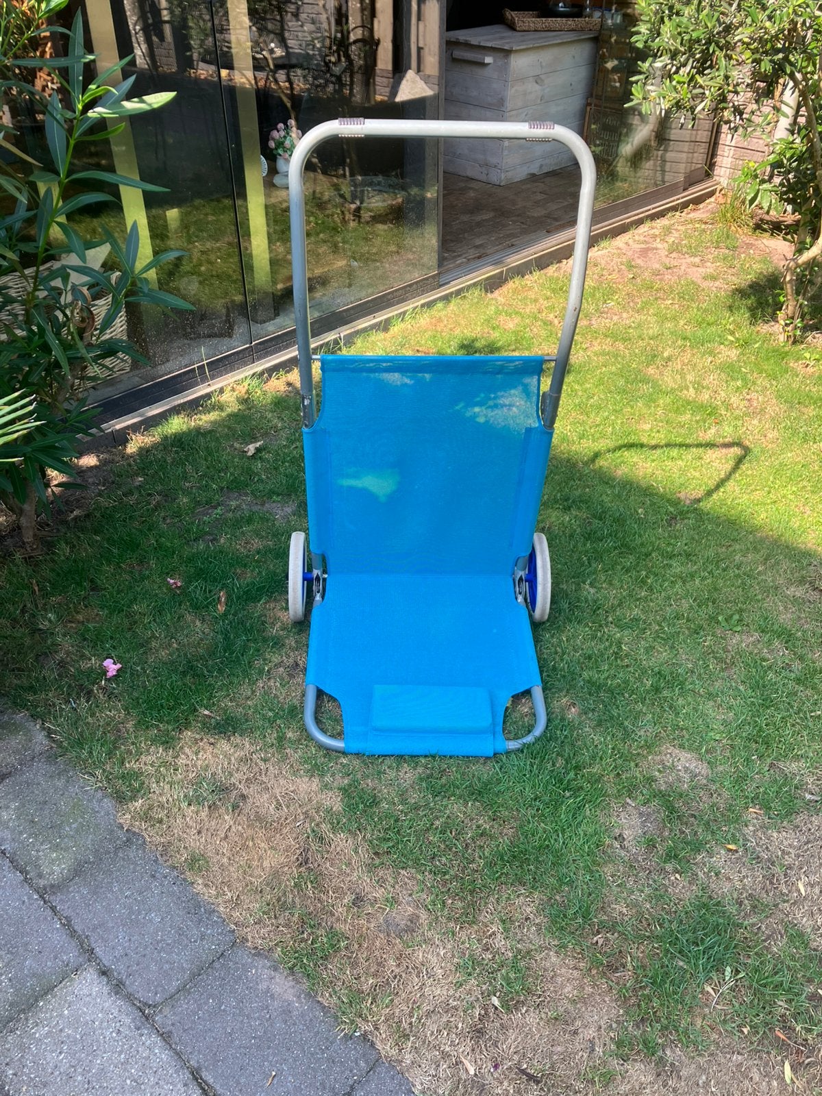 Bagagewagen/ligbed voor aan het strand, Ophalen of Verzenden, Gebruikt, Campingstoel