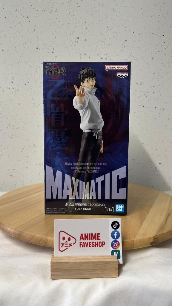 Maximatic Yuta Jujutsu Kaisen Figure, Animefaveshop, Verzenden, Van Rosenburgweg, Nieuw