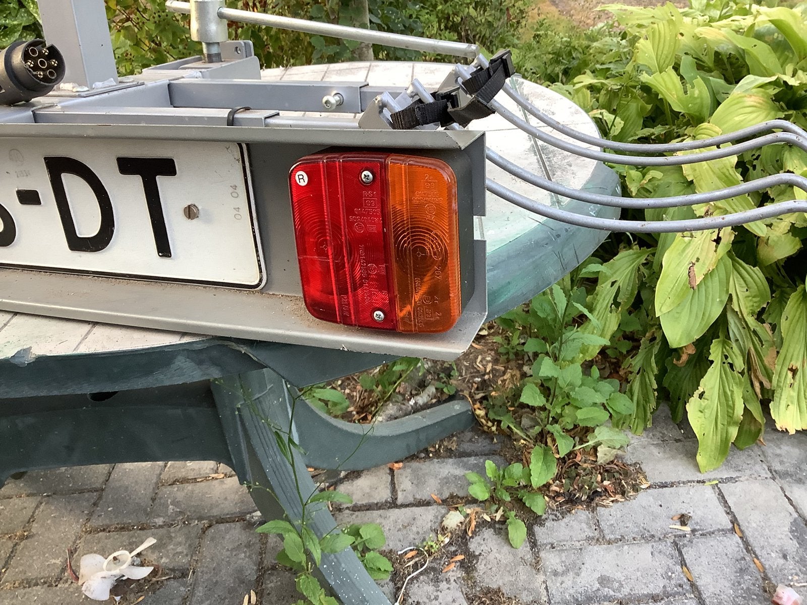 Kantelbare trekhaakdrager twe fietsen zeer solide, Ophalen, Zo goed als nieuw, Trekhaakdrager