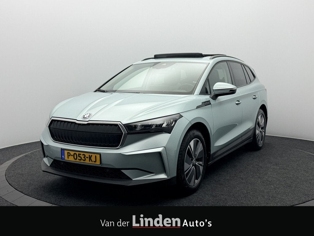 Skoda Enyaq iV 60 SOH 93,9% | Panoramadak | Trekhaak | 360°, Auto's, Skoda, Bedrijf, Te koop, Enyaq, 360° camera, ABS, Achteruitrijcamera
