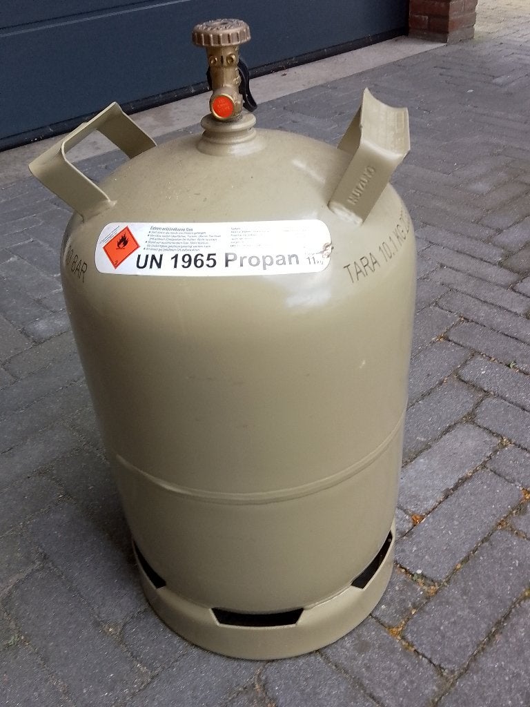gasfles ca. 10kg, Caravans en Kamperen, Ophalen, Zo goed als nieuw
