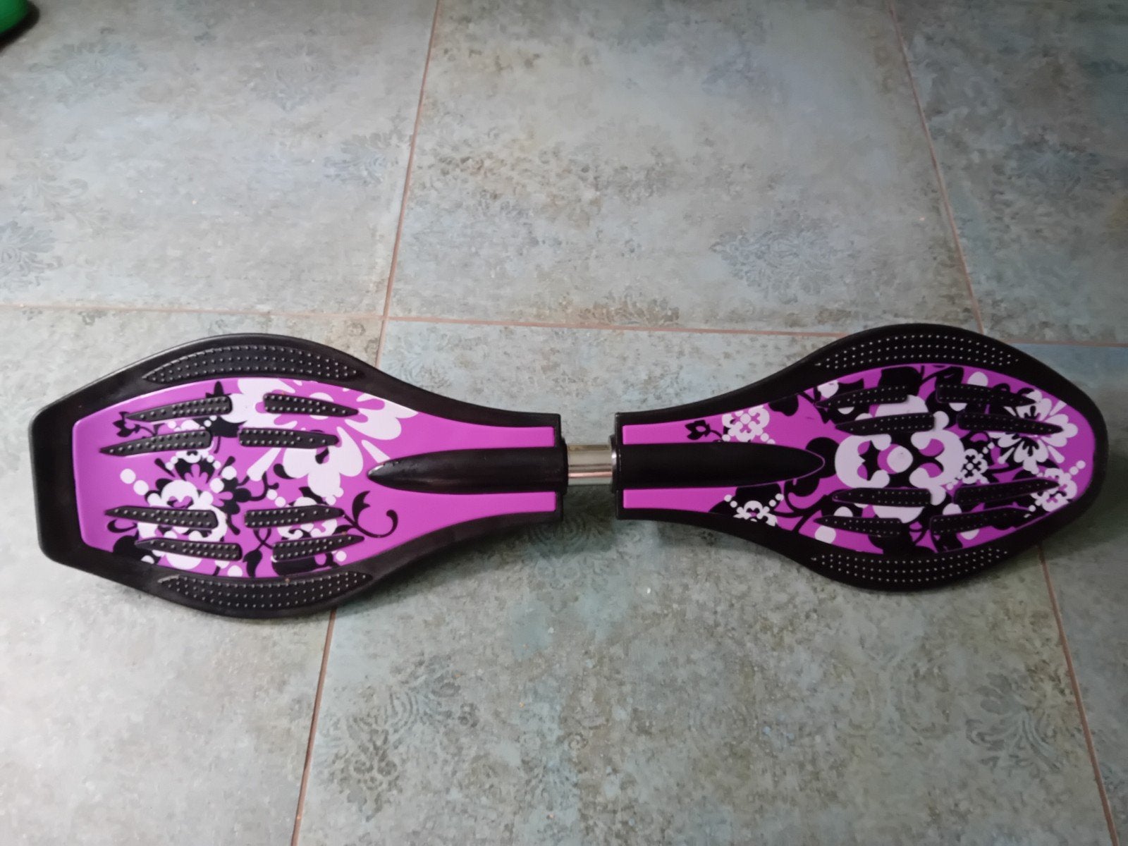 Waveboard/ wave board paars met led wielen- FunTomia, Ophalen, Gebruikt, Waveboard