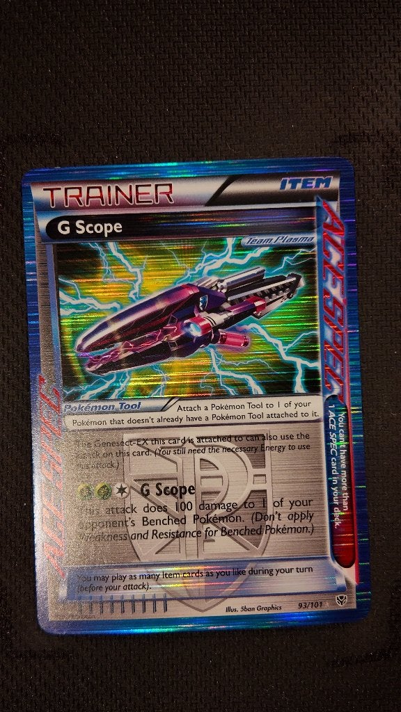 G Scope 1 93 Plasma Blast | Pokemon kaart, Ophalen, Zo goed als nieuw, Losse kaart, Foil