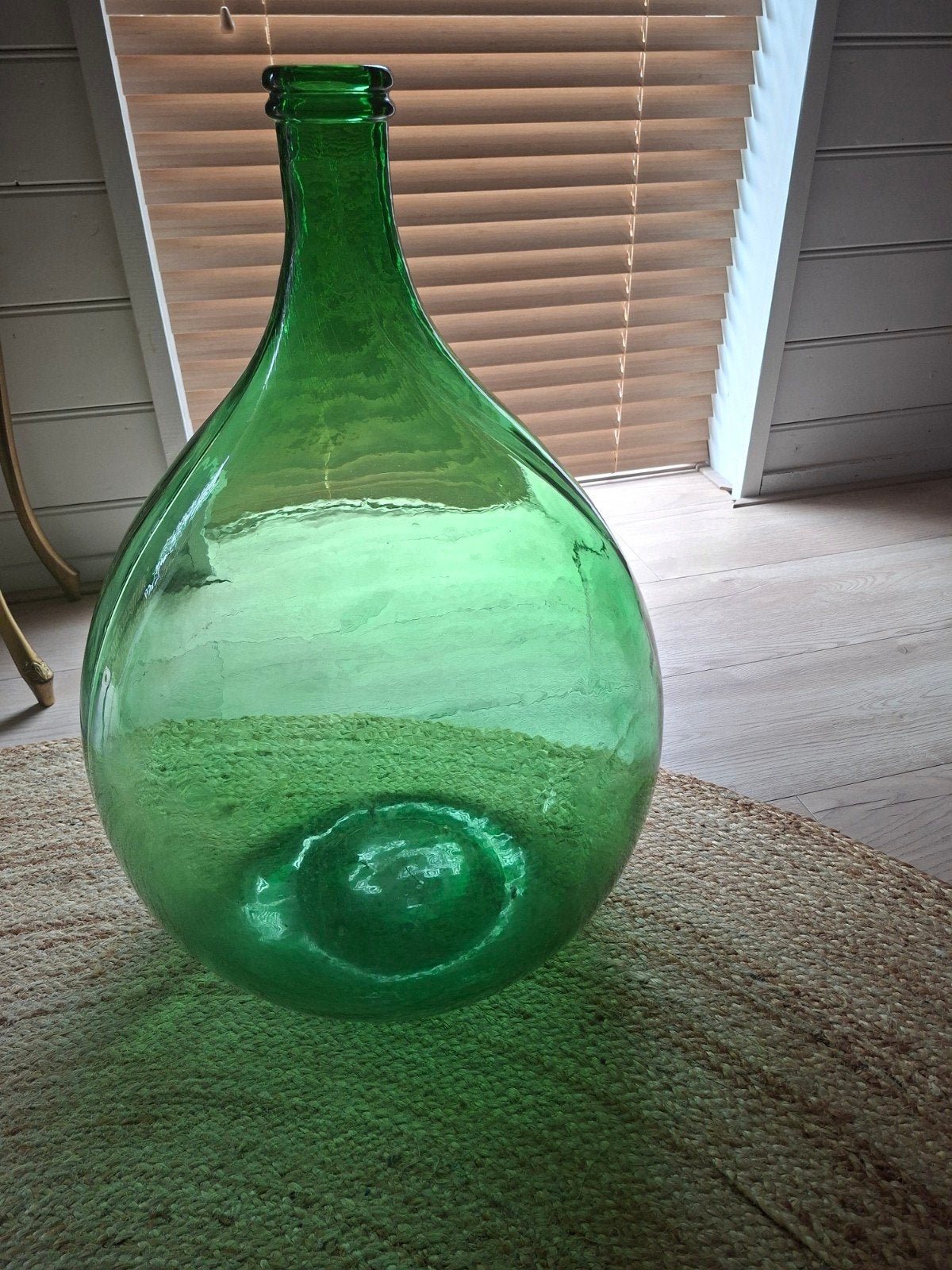 Grote groene wijn fles - 70 cm hoog, Ophalen