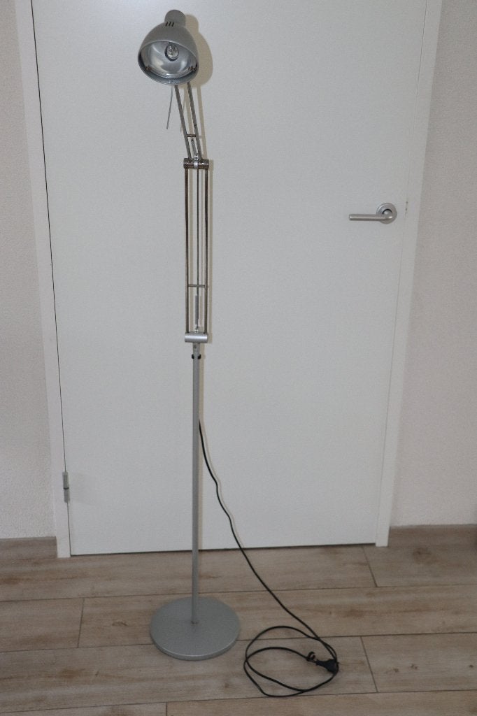 IKEA G0162 Antifoni verstelbare vloerlamp stalamp leeslamp, Ophalen, Zo goed als nieuw, Metaal, Minder dan 100 cm