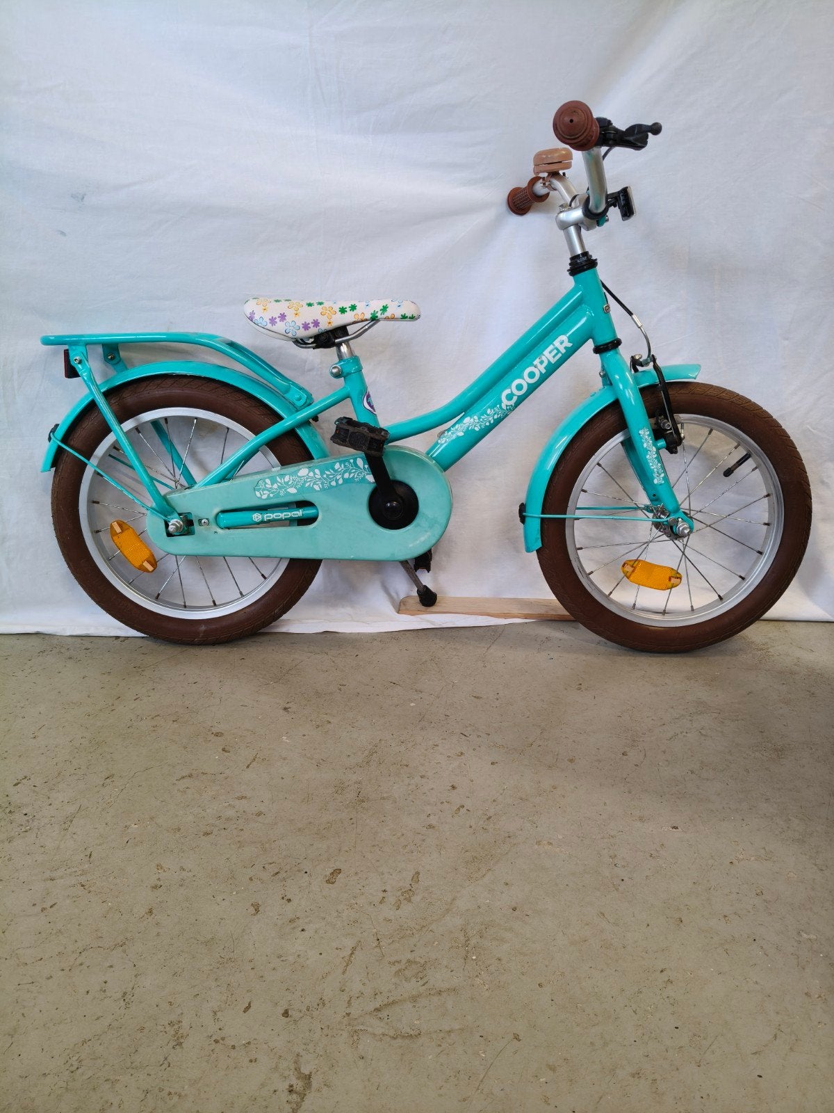 Cooper meisjesfiets 16 inch - Zo goed als nieuw, Ophalen, Terugtraprem, Cooper, 16 inch
