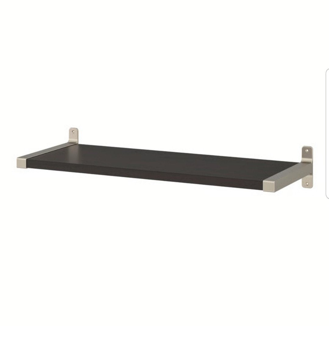 Ikea BERGSHULT wandplank 80x30 cm met GRANHULT plankdragers, Ophalen, Nieuw