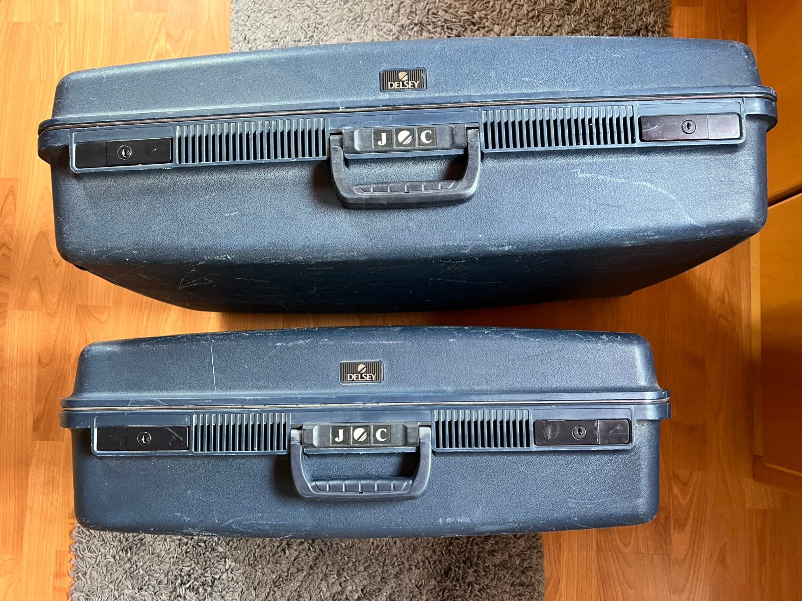 Delsey reiskoffers, Gebruikt, Hard kunststof, 70 cm of meer, 55 cm of meer