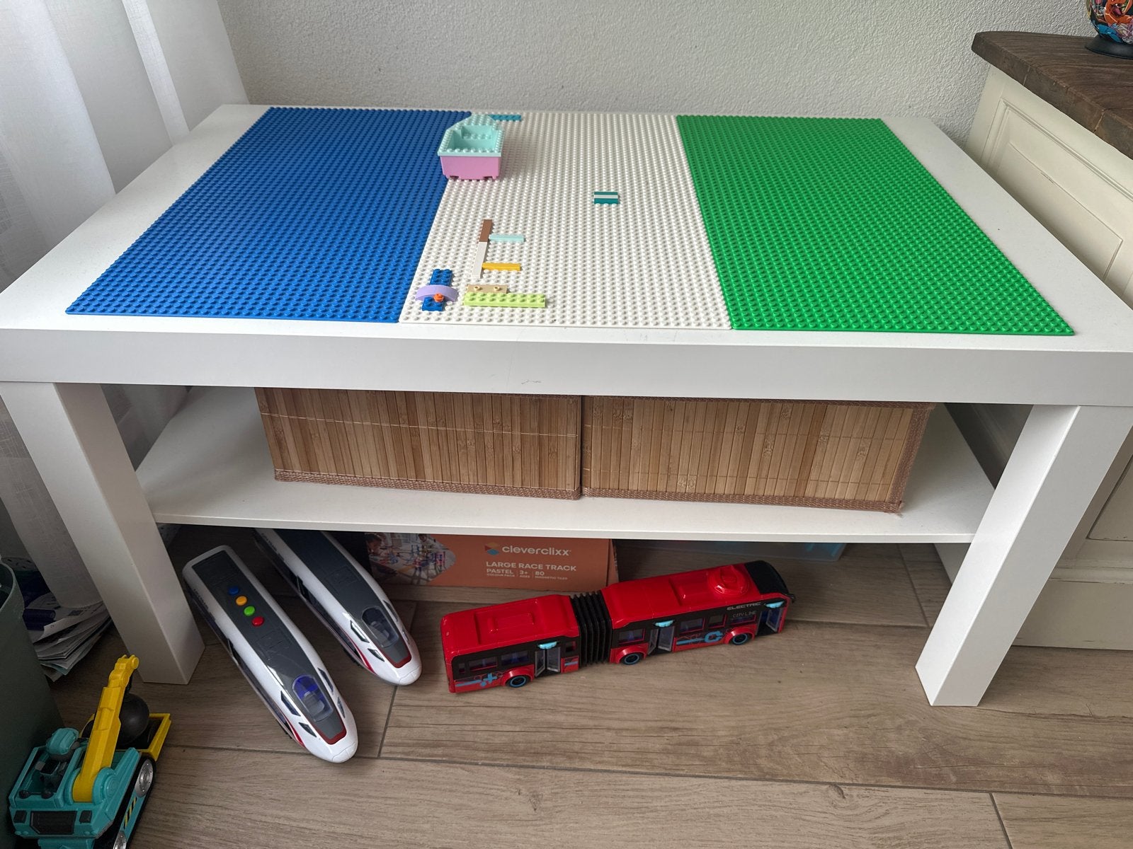 Speeltafel met bouwplaten voor Lego/bouwstenen, Ophalen, Zo goed als nieuw, Overige merken
