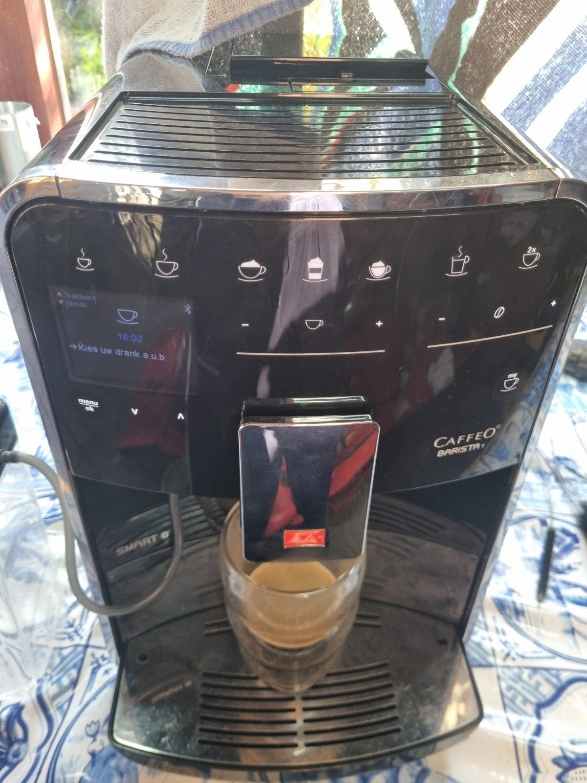 Melitta Caffeo Barista T, Verzenden, Espresso apparaat, Zo goed als nieuw, 2 tot 4 kopjes
