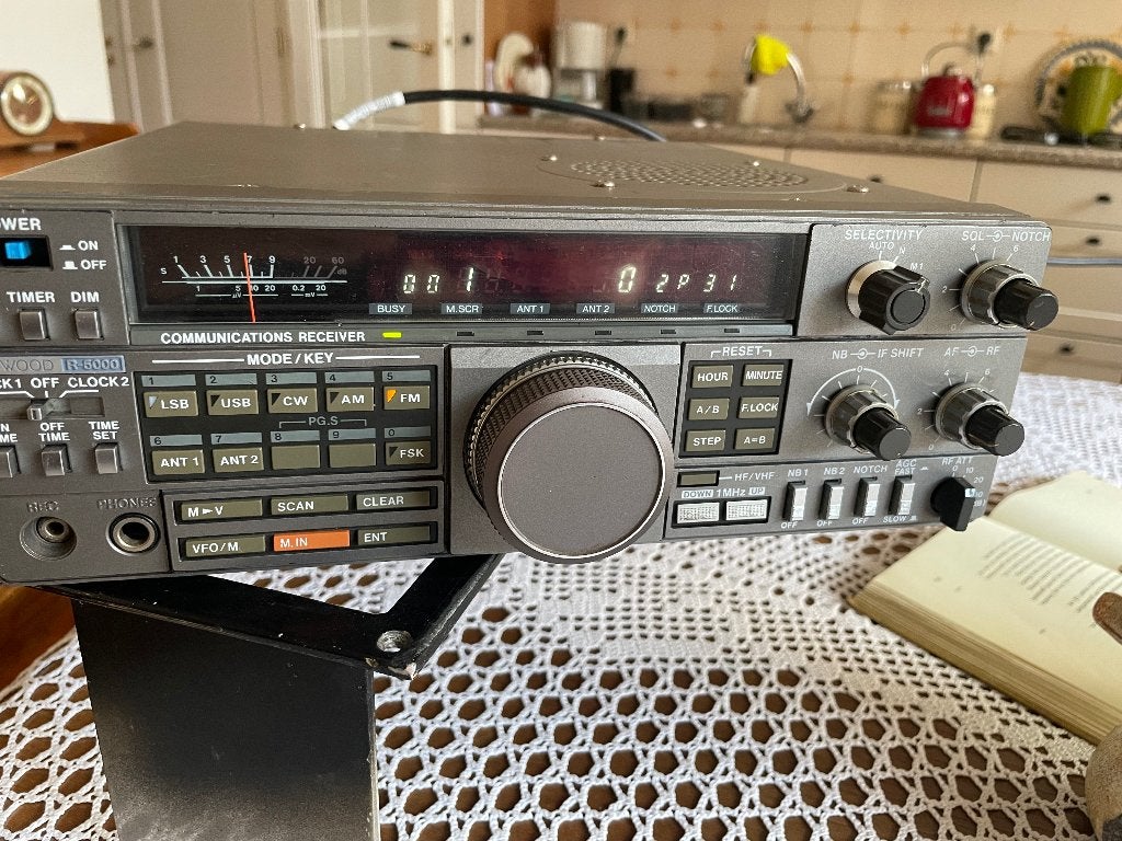 tk kenwood r5000 ., Telecommunicatie, Zenders en Ontvangers, Ophalen, Gebruikt
