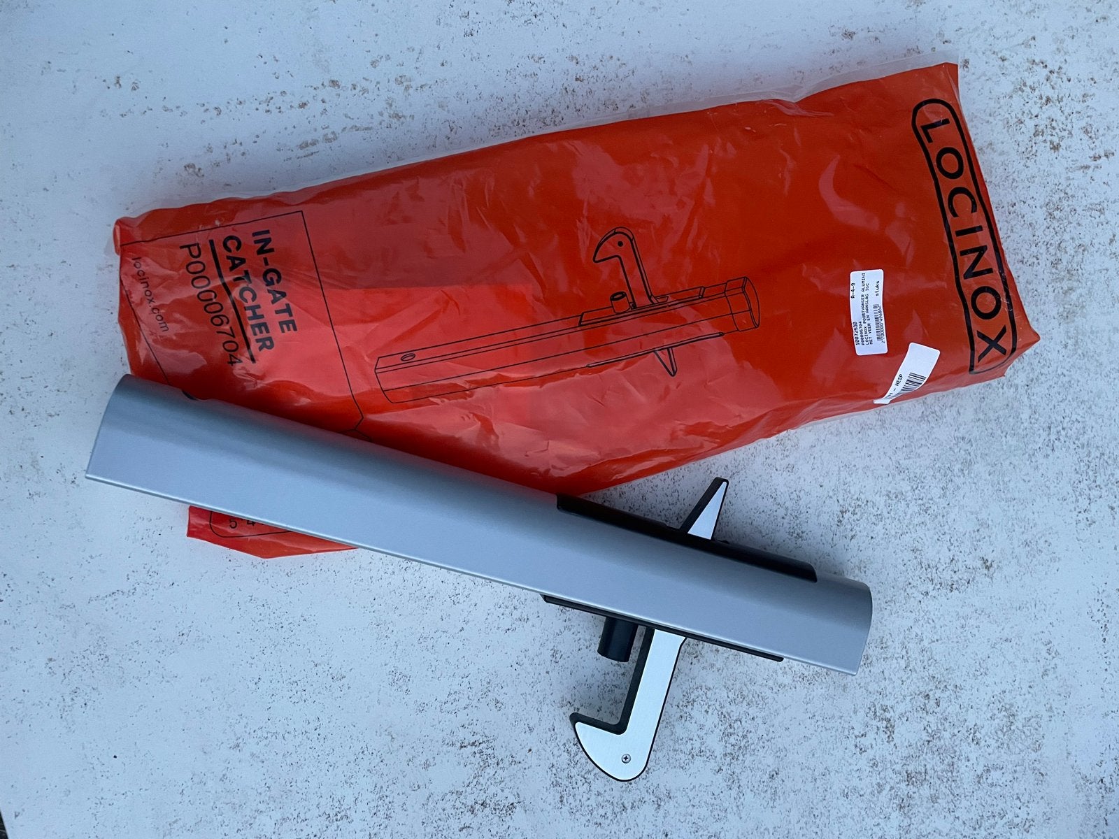 Nieuwe Locinox poortvanger aluminium met veer en aanslag, Ophalen of Verzenden, Nieuw, Overige materialen, Overige typen