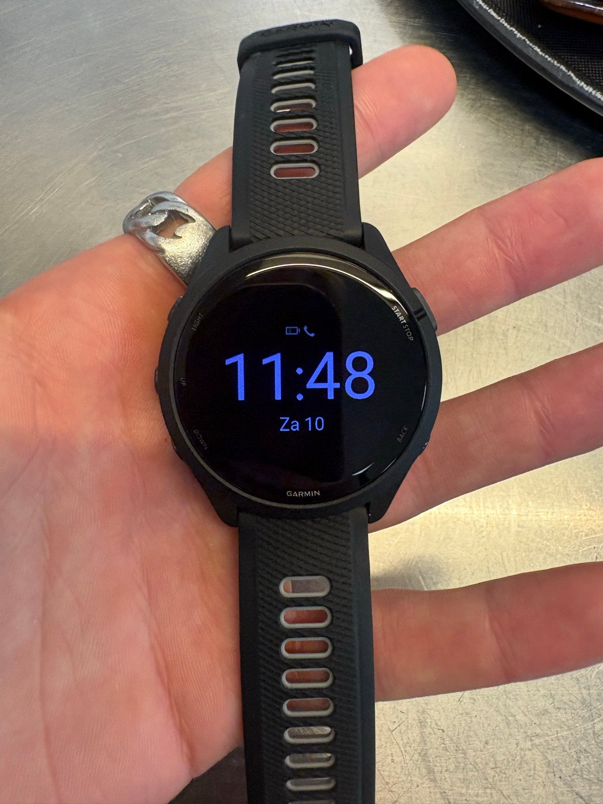 Garmin Forerunner 265 nieuw, Stappen, Zwart, Ophalen of Verzenden, Zo goed als nieuw