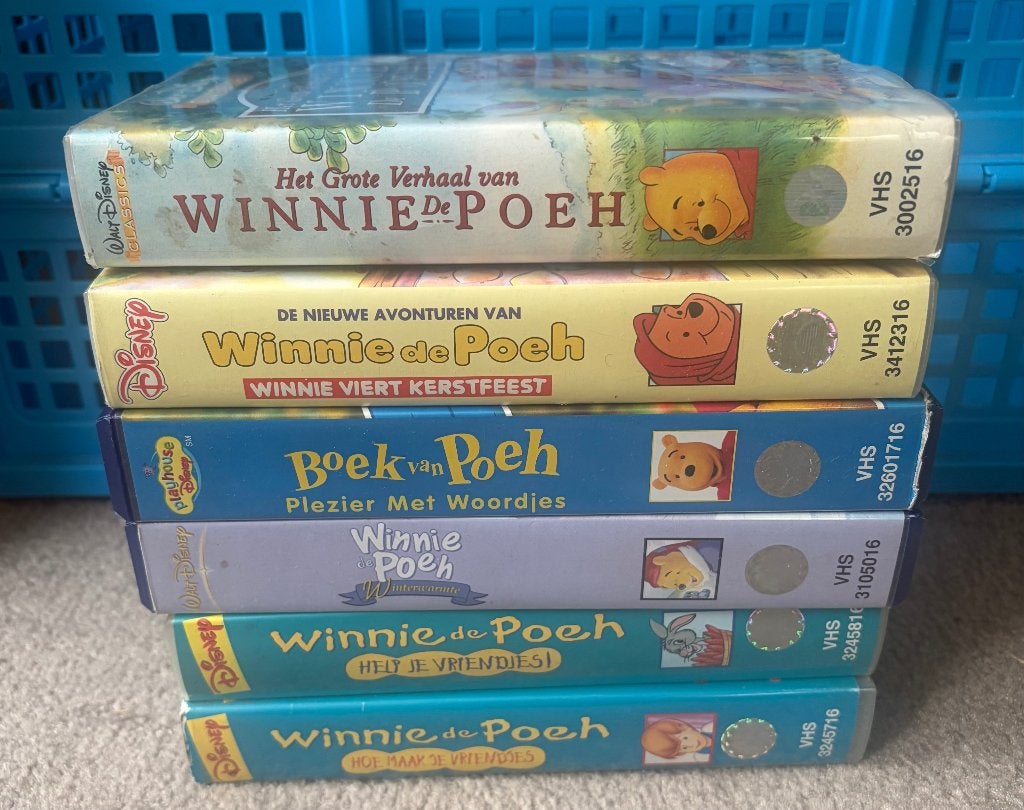 VHS videobanden - Disney, WB en meer, Nederlands ondertiteld, Gebruikt, Alle leeftijden, Kinderfilm