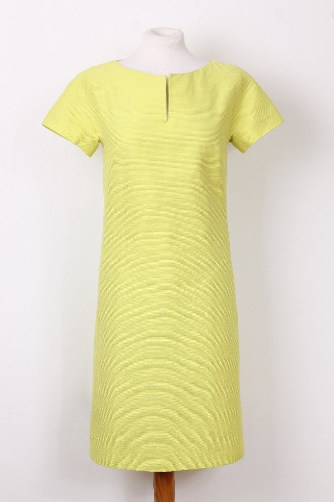 Elegante jurk van NATAN, Geel, Ophalen of Verzenden, Zo goed als nieuw, Maat 36 (S)