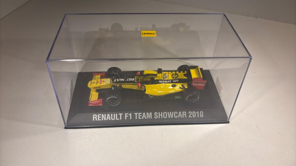 F1 renault team showcar 2010 norev 1.43, Auto, Norev, Ophalen of Verzenden, A
