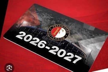 Seizoens kaart gevraagd voor Feyenoord, Tickets en Kaartjes, Seizoenskaart, Eén persoon, Augustus, Europa of Champions League
