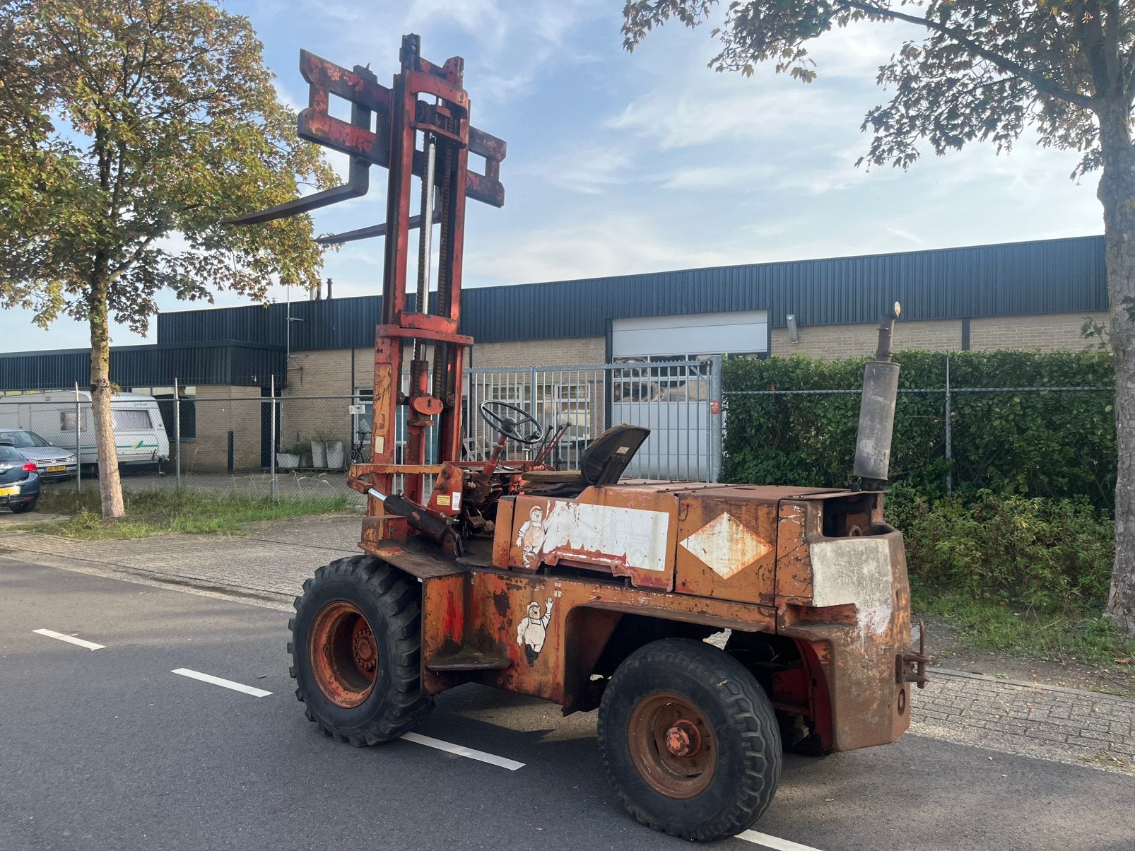 O&K A30 ruwterrein heftruck, 3000 tot 4000 kg, Ophalen of Verzenden, Diesel, Heftruck
