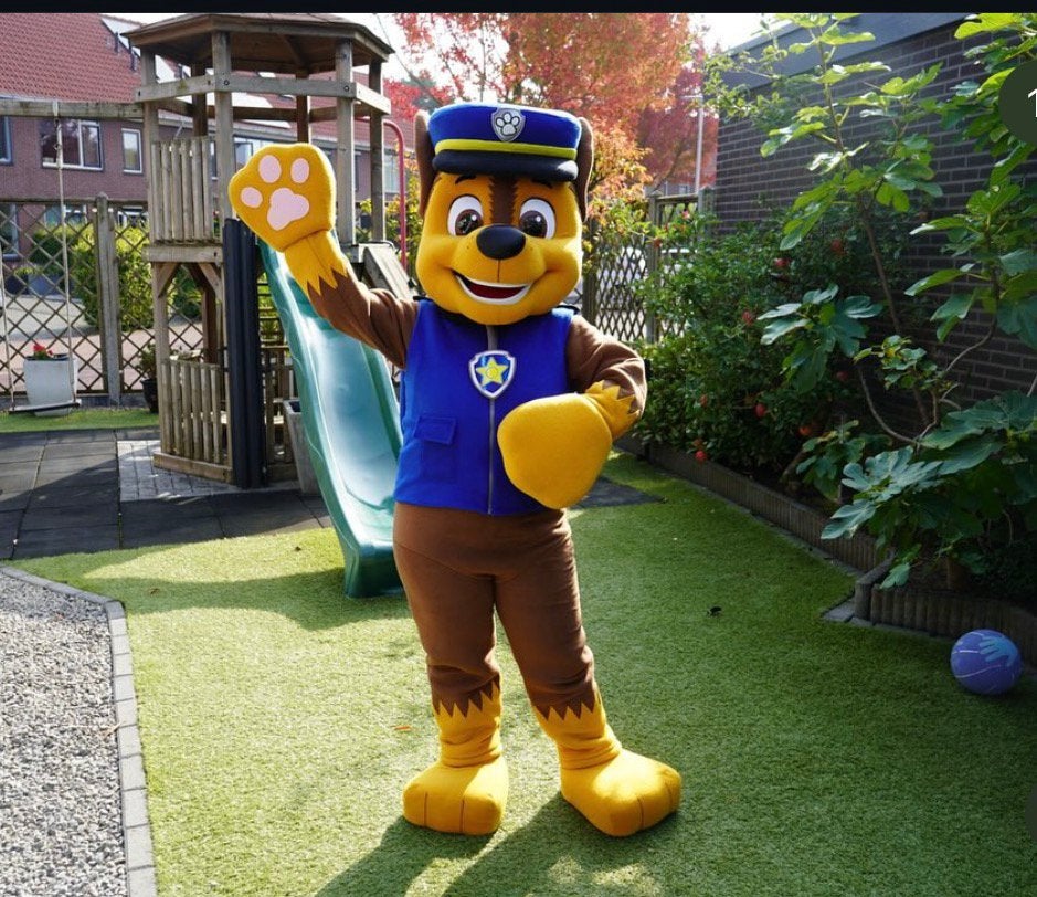 CHASE (Paw Petrol) mascotte te boek ‼️, Ophalen, Zo goed als nieuw