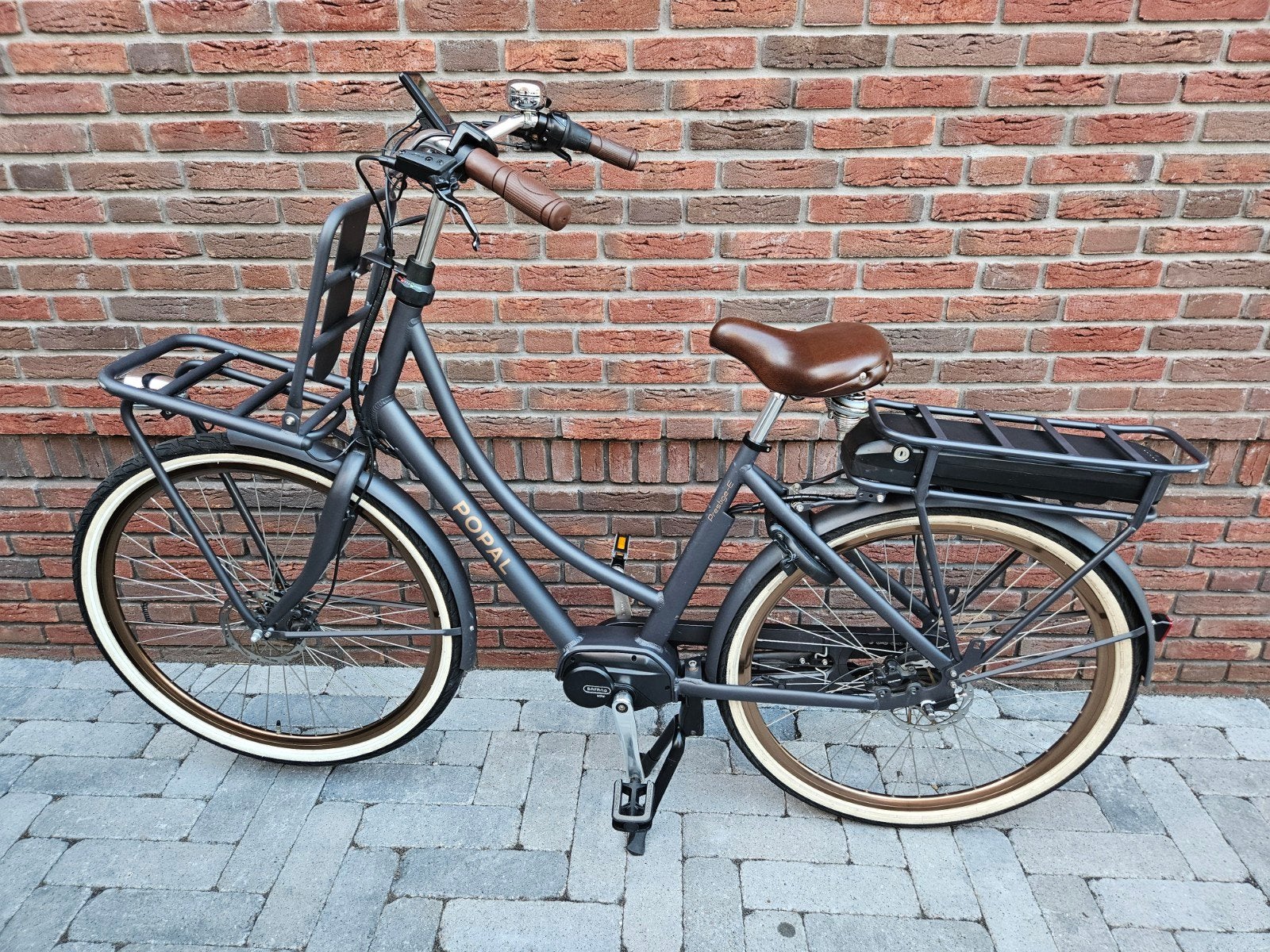 Elektrische Popal Daily Dutch 2025. Middenmotor. 2450 km!, Fietsen en Brommers, Fietsen | Dames | Damesfietsen, Zo goed als nieuw