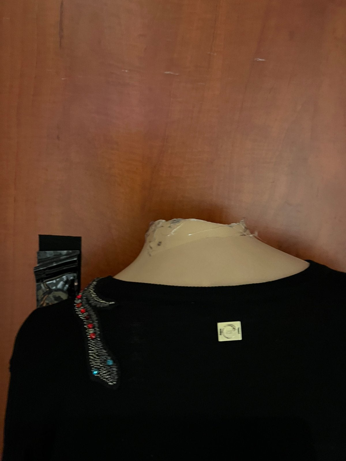 Cavalli CLASS trui met kralen  m 100% wol origineel zgan, Maat 38/40 (M), F, Zwart, Ophalen of Verzenden