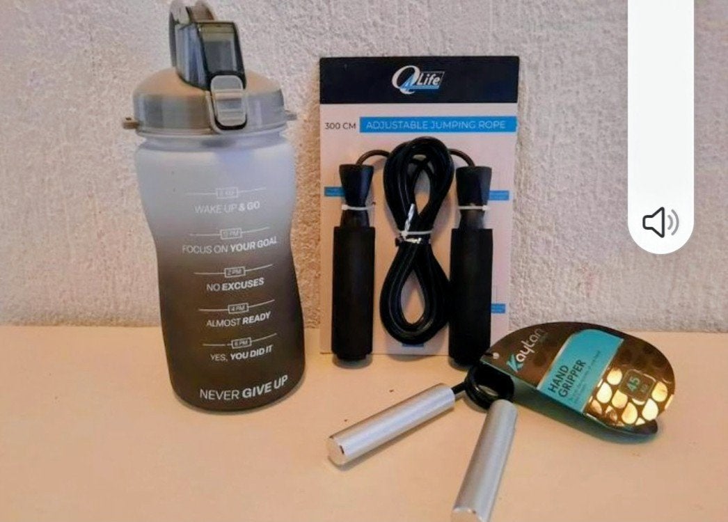 Fitness set nieuw, Sport en Fitness, Fitnessmaterialen, Ophalen, Nieuw, Weerstandband
