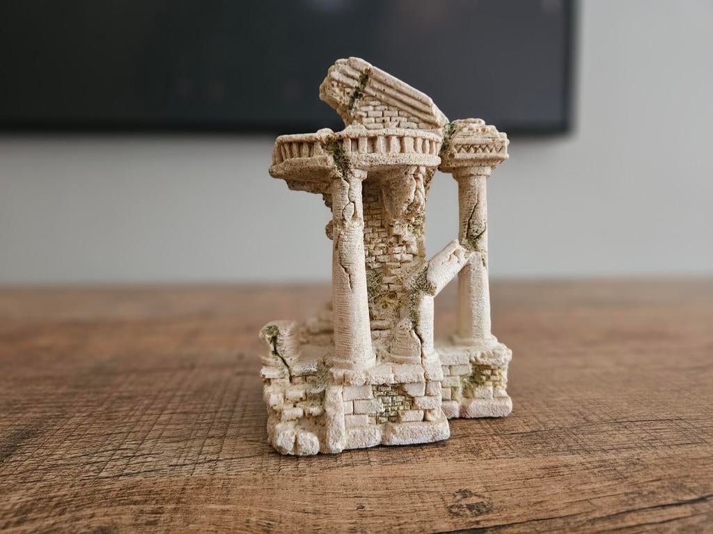 Aquarium Ornament – Oude Ruïne / Tempel Decoratie, Ophalen, Zo goed als nieuw, Decoratie, Overige merken