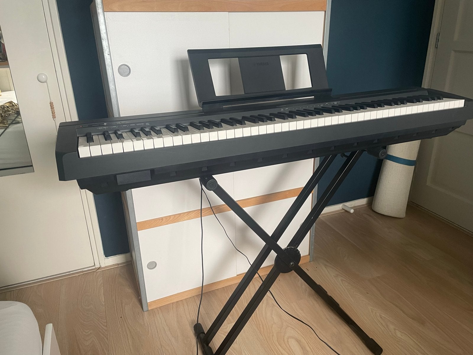 Yamaha P-45 Digitale Piano, Muziek en Instrumenten, Piano's, Ophalen, Zwart, Digitaal, Zo goed als nieuw