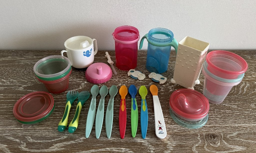 Babybestek, drinkbekers, voorraadbakjes babyvoeding, Ophalen of Verzenden, Zo goed als nieuw, Overige typen