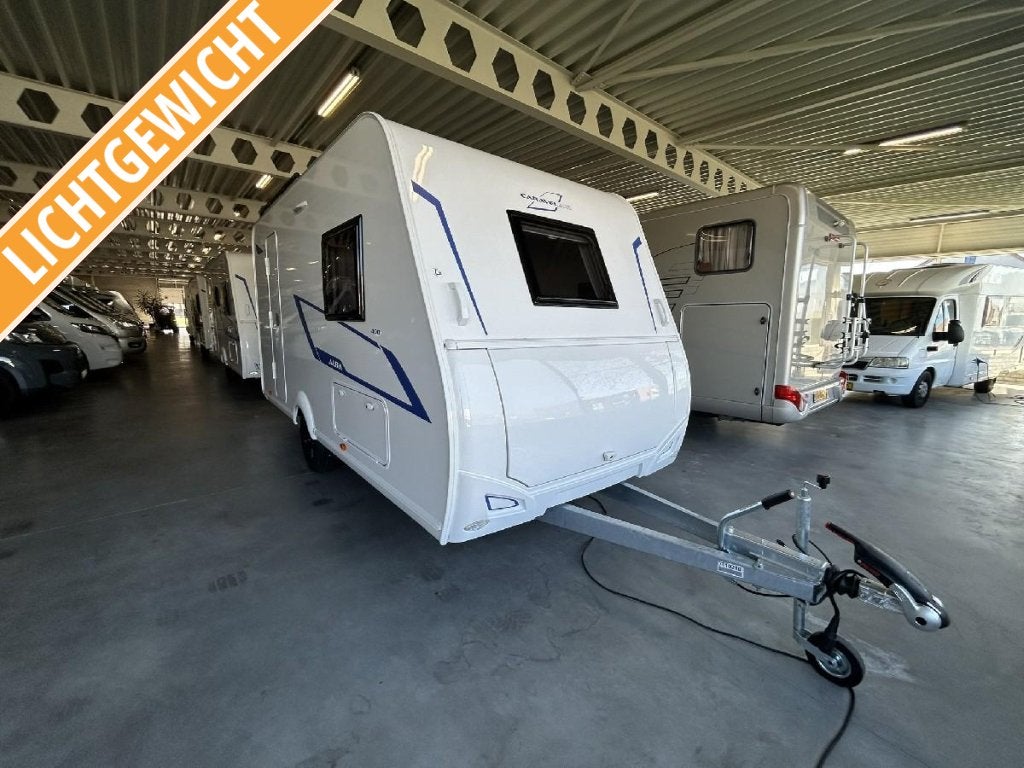Caravelair Alba 400 super compact en ruim, Caravans en Kamperen, Bedrijf, Treinzit, 750 - 1000 kg, 4 tot 5 meter