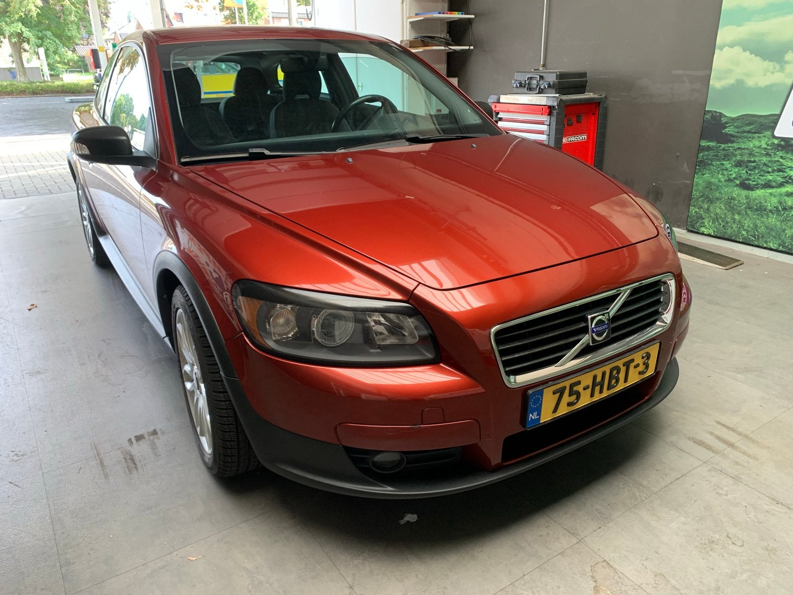 Volvo C30 1.8 2008 Rood, Auto's, Voorwielaandrijving, 1228 kg, 125 pk, 4 cilinders