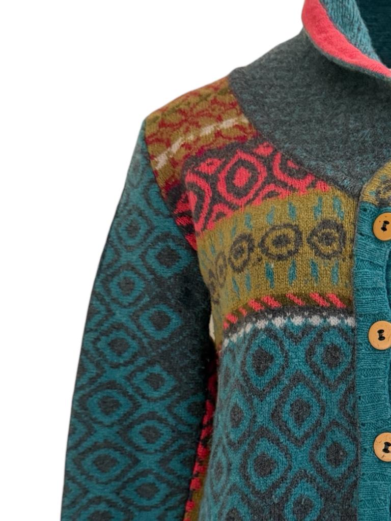 Ivko vest M, Kleding | Dames, Maat 38/40 (M), Zo goed als nieuw, Verzenden, Blauw