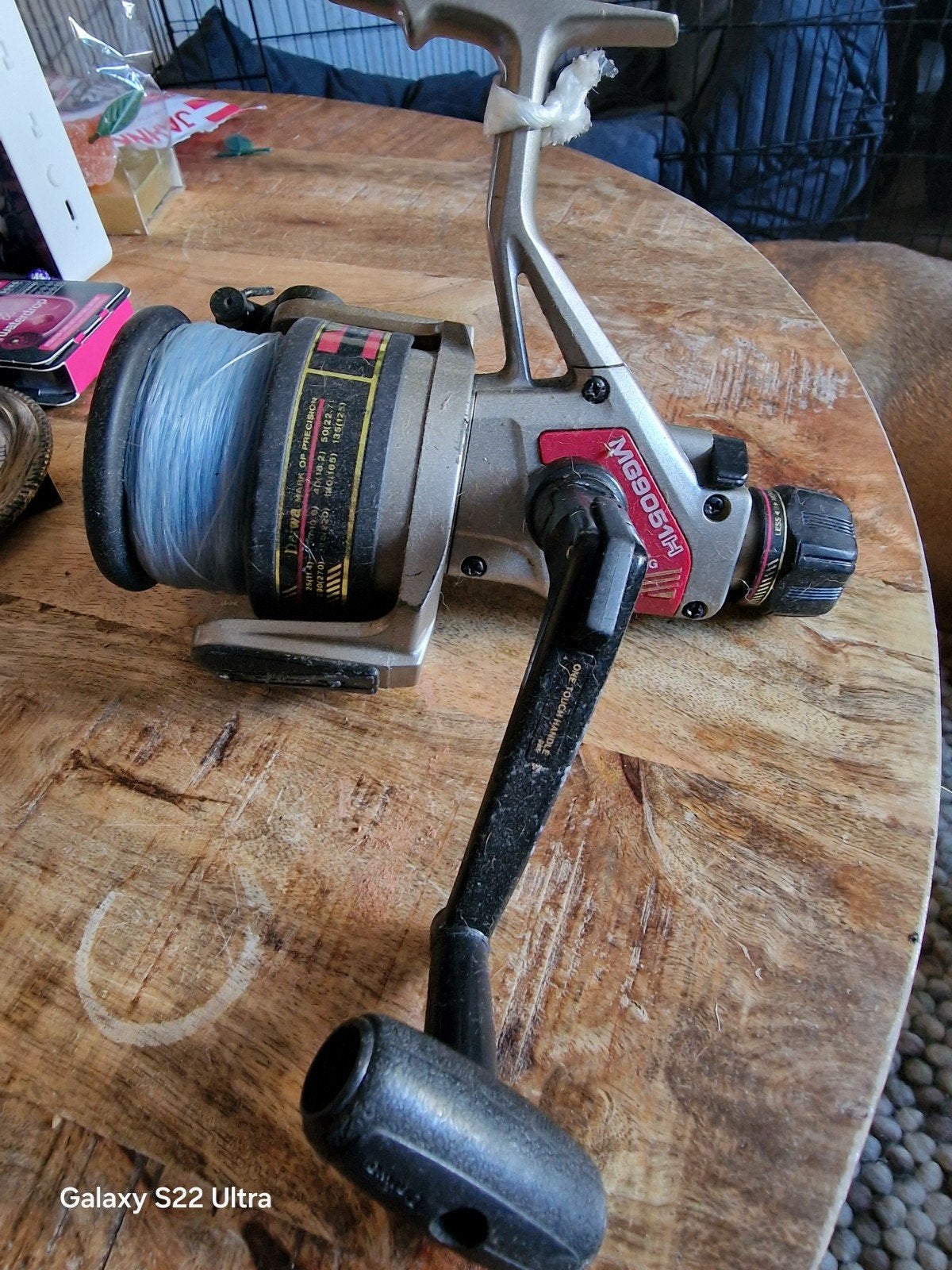 Daiwa MG9051H Molen - Gebruikt maar functioneel, Ophalen of Verzenden, Gebruikt, Molen